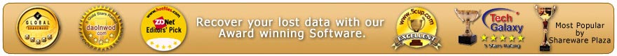 Recover your lost data with our awards winning software