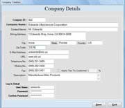 Inventory and Accounting Software Screenshot