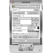 Pocket PC to Mobile Bulk SMS Software - Screenshot