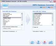 MS SQL to MySQL Database Conversion Tool Screenshot