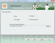 Pocket PC Forensic Software Screenshot