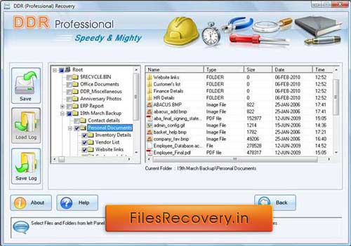 Files Recovery screenshot