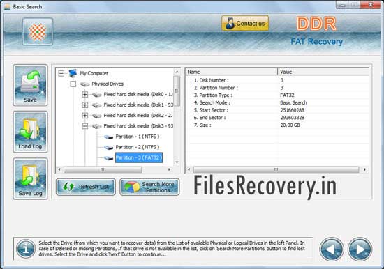 FAT Partition File Recovery Tool