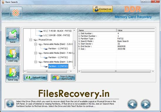 Windows 7 Memory Card Files Recovery Tool 5.3.1.2 full