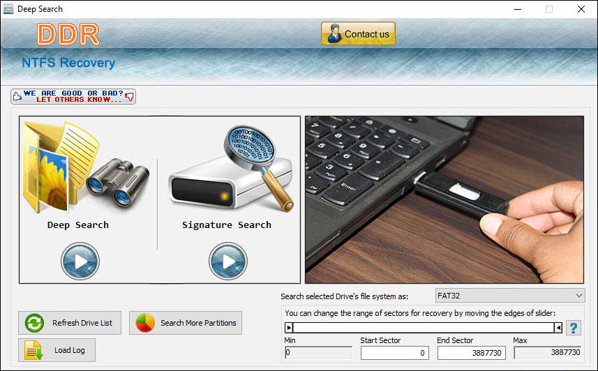 NTFS data recovery tool backup all deleted music files folders and photographs