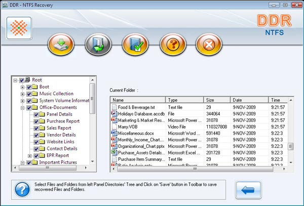 NTFS Partition File Recovery Tool