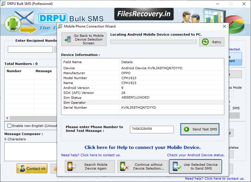 Bulk SMS Software Professional