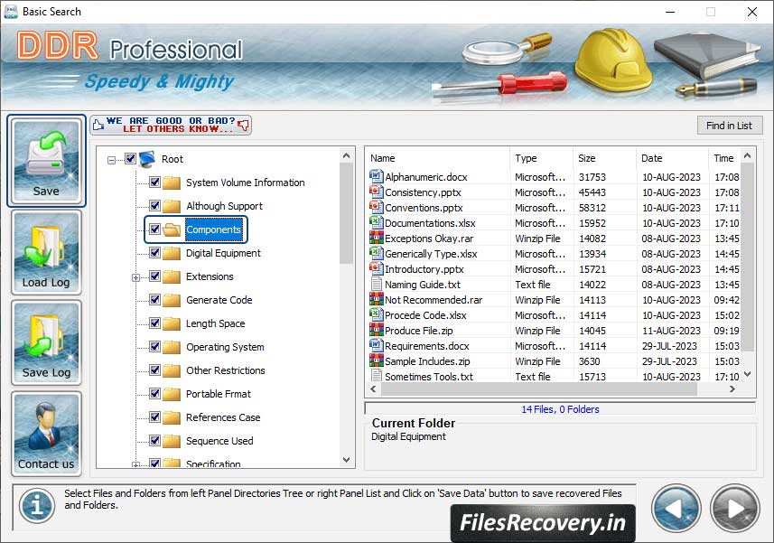 Save Recovered Data