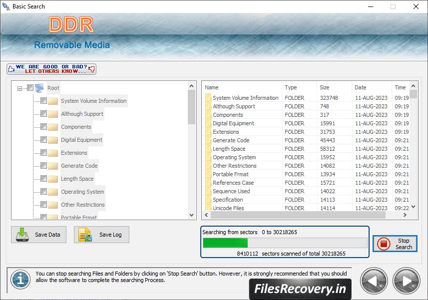 File Searching Process